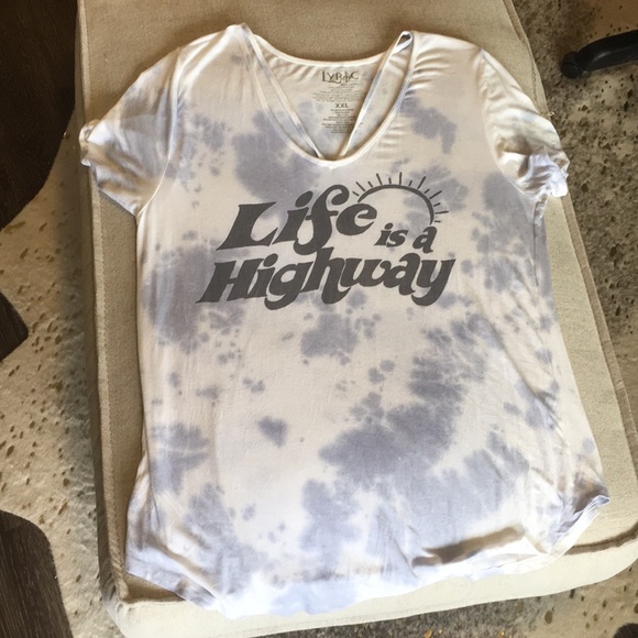 Tops - Light T-shirt - tie-dye graphic